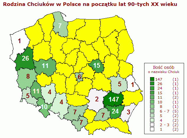 Rodzina Chciukw w Polsce na pocztku lat 90-tych XX wieku