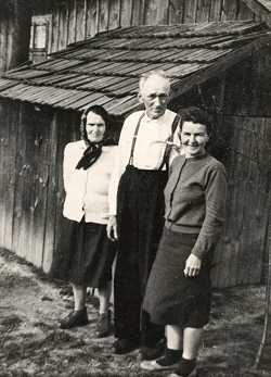Od lewej: Franciszka Chciuk z domu Stpie, Adam Stpie z on Helen