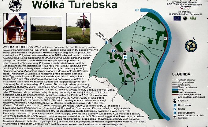 Tablica informacyjna - Wlka Turebska